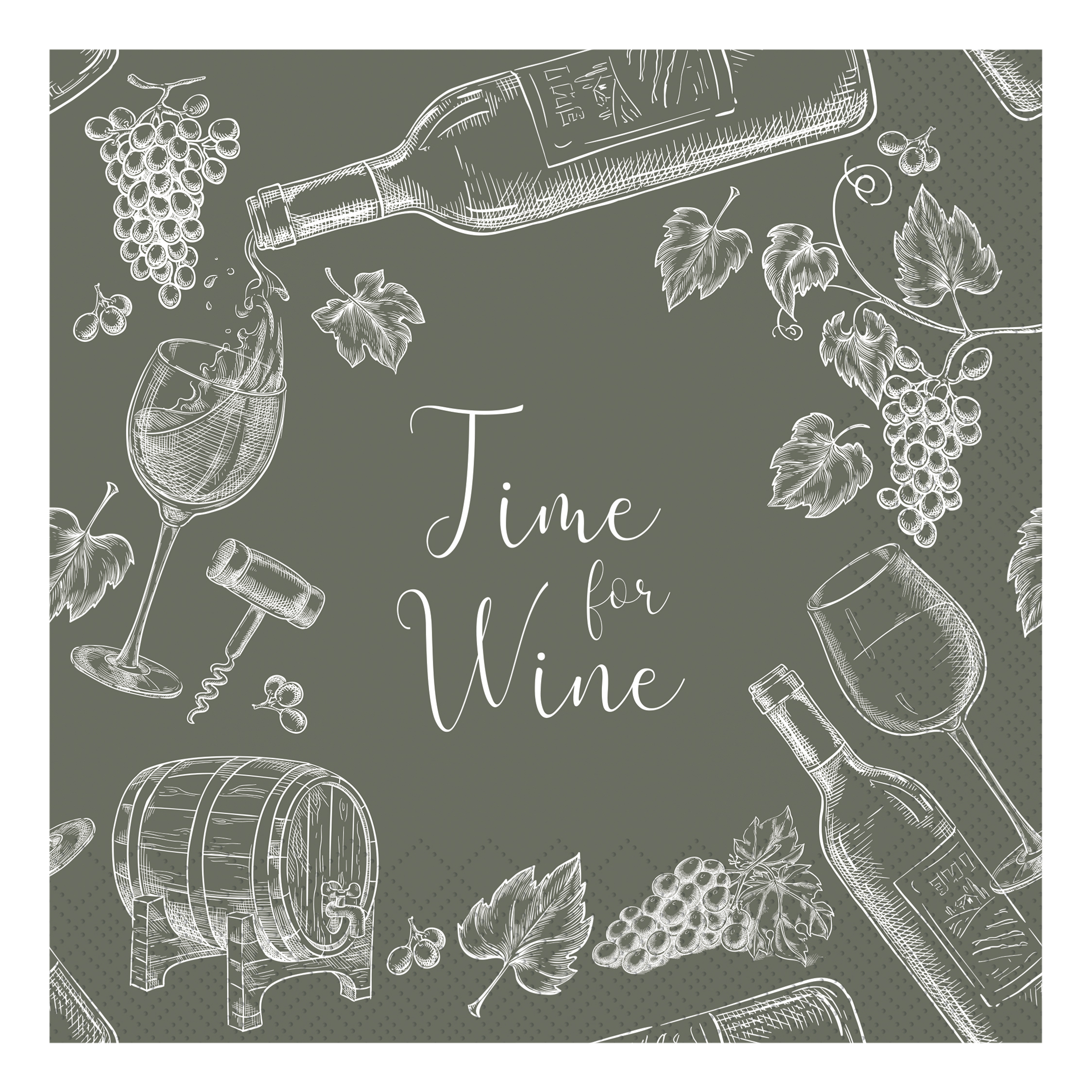Time for Wine napkins