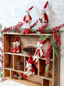 Julius & Juliane Christmas mice (pair)