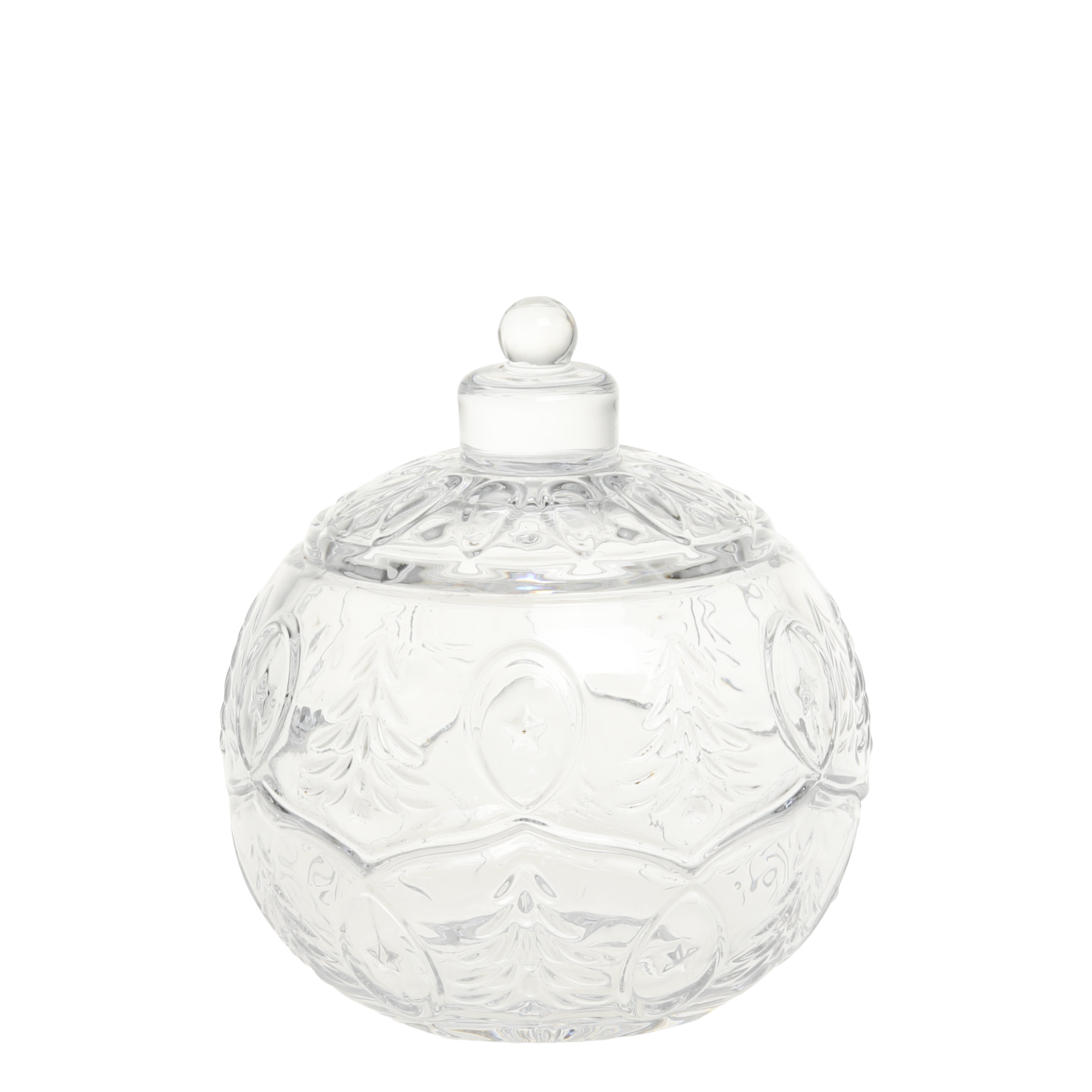 Christmas bauble bowl with lid
