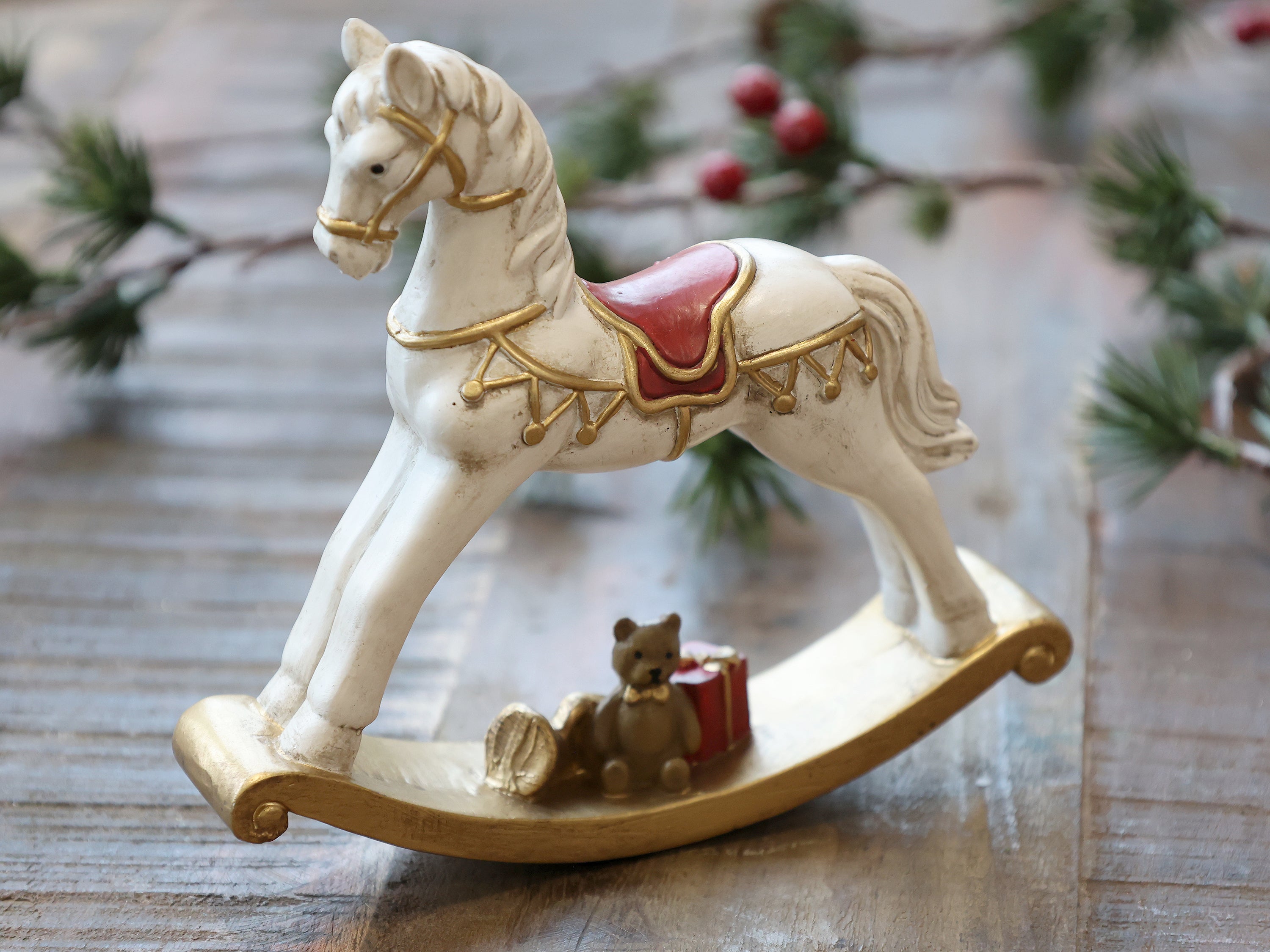 Vintage rocking horse ornament