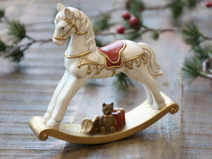 Vintage rocking horse ornament