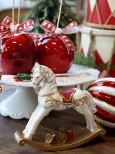 Vintage rocking horse ornament