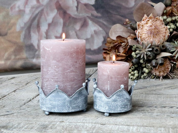 Crown candle holder - small