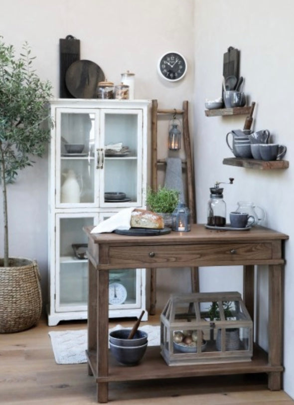 Rustic towel ladder