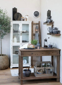 Rustic towel ladder