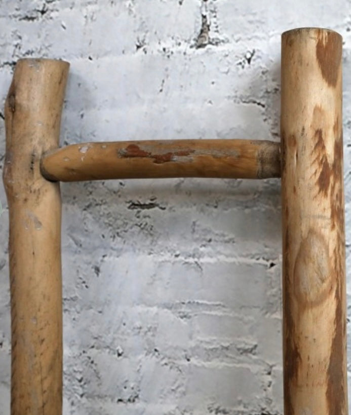 Rustic towel ladder