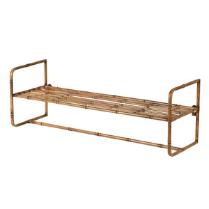 Bamboo Effect Towel Rack