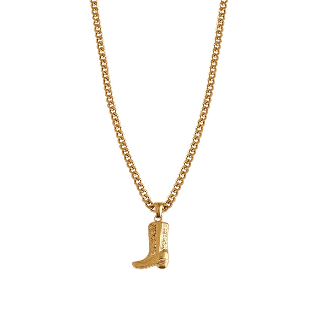 Realta Cowboy Boot Necklace