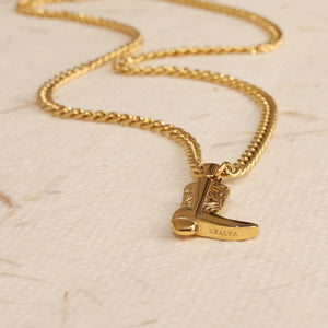 Realta Cowboy Boot Necklace