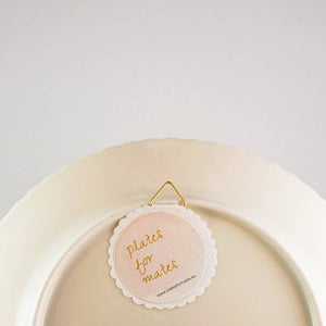 Vintage mini LOVE “Golden Sun” wall plate