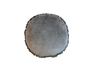 Moss velour cushion