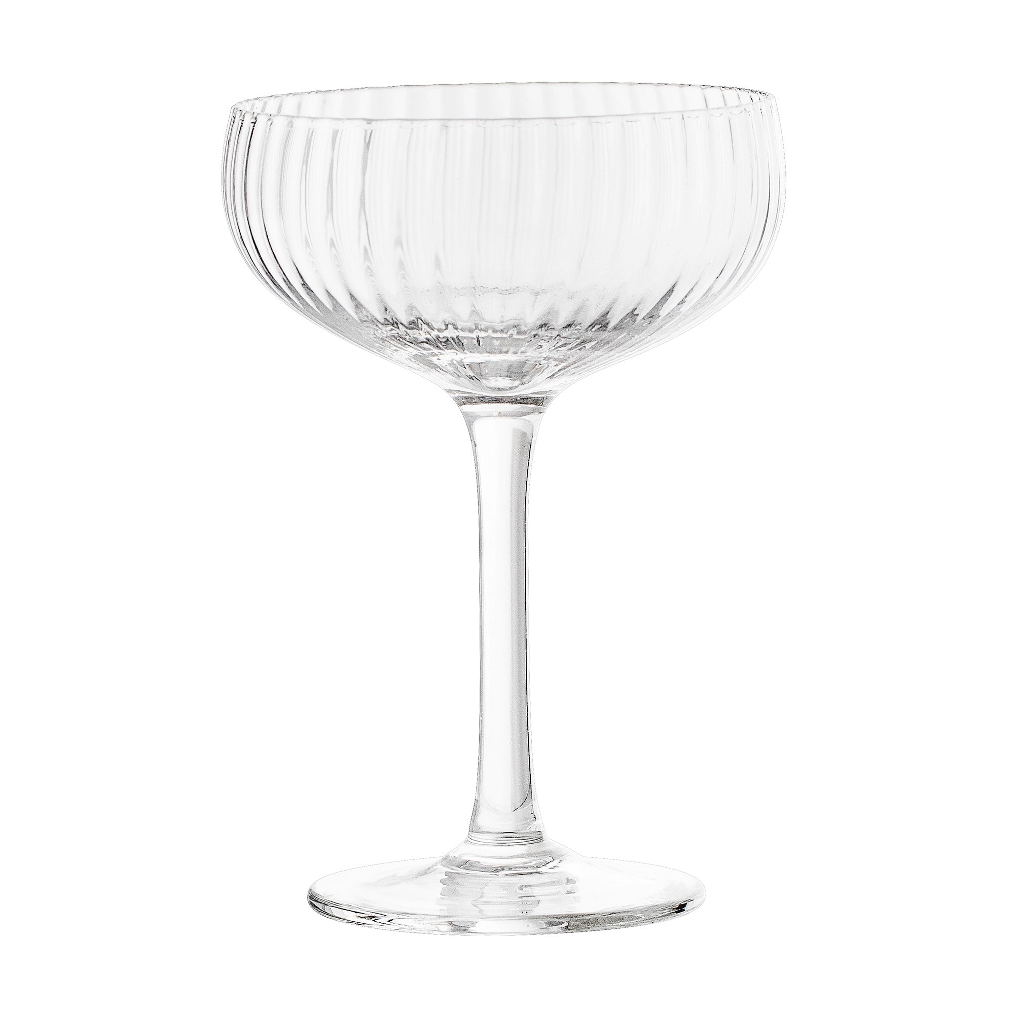 Mouthblown champagne coupe