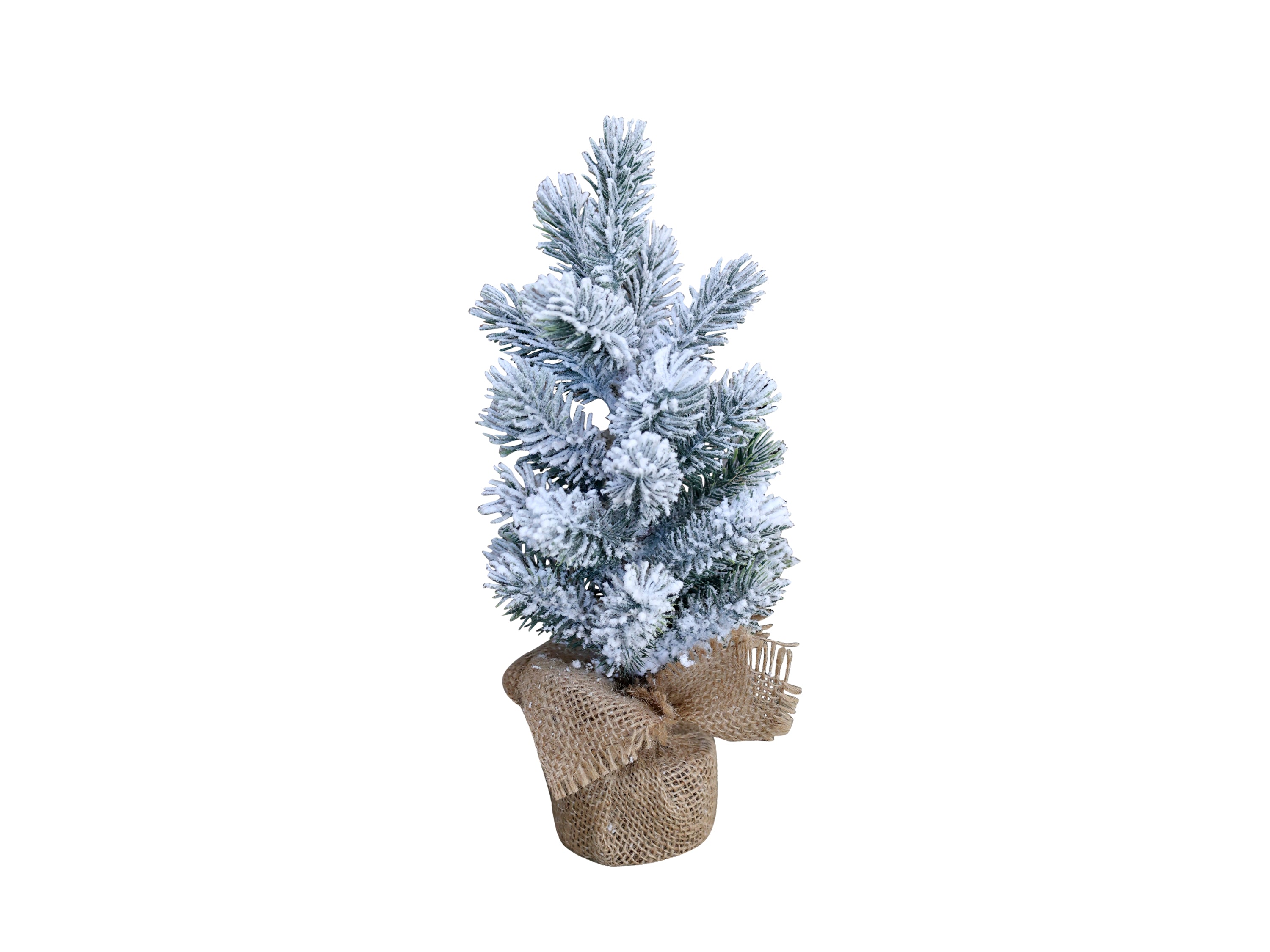 Snow covered festive tree - small
