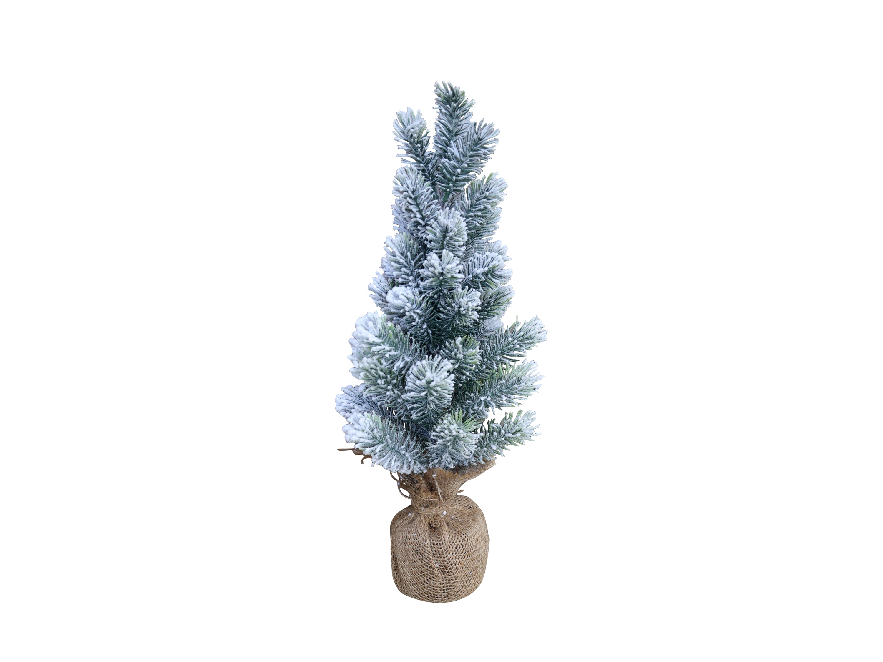 Snow-covered festive tree - medium