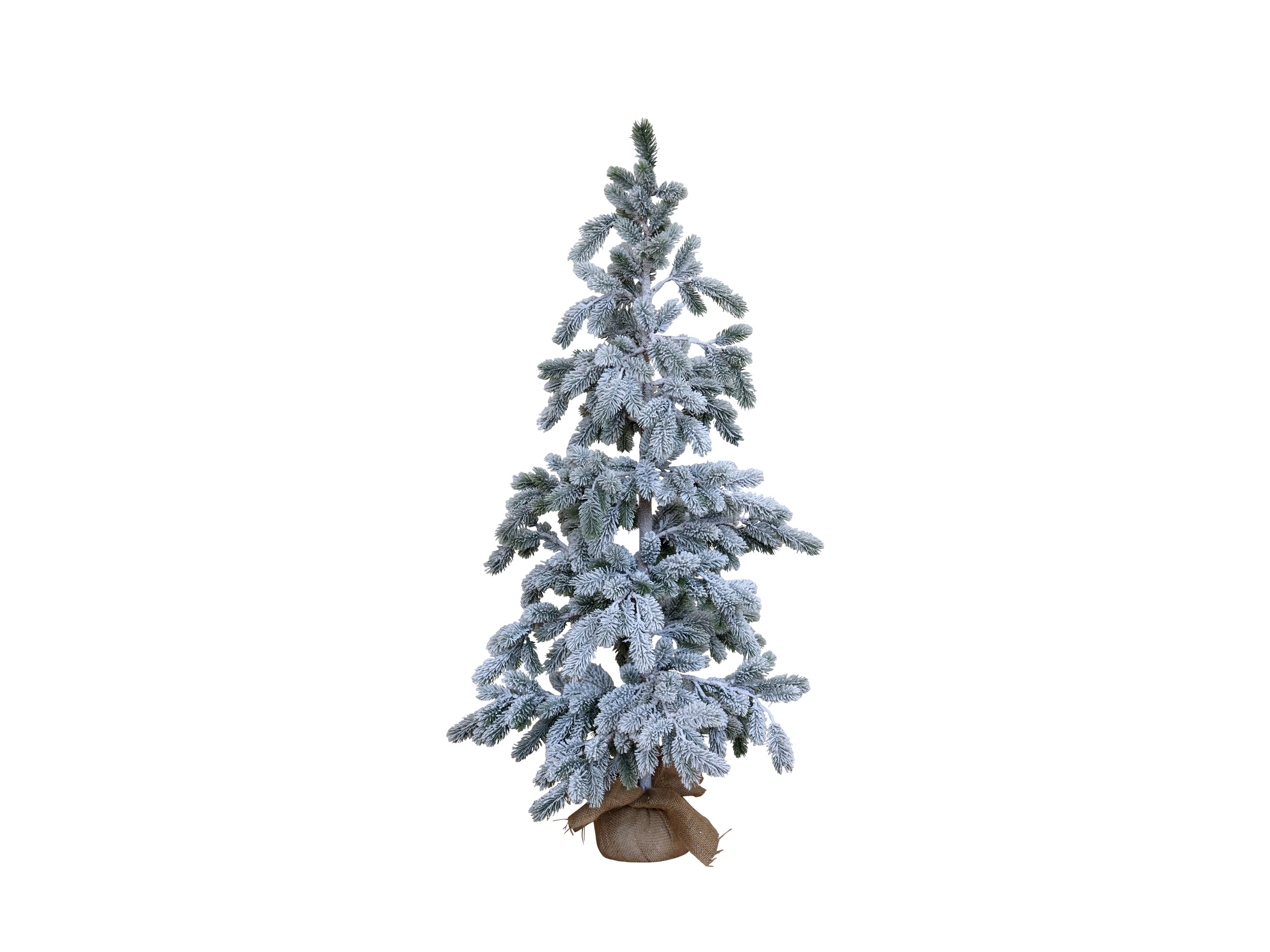 Snow-covered festive tree - large