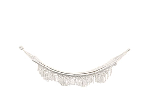 Antique cream hammock with fringes