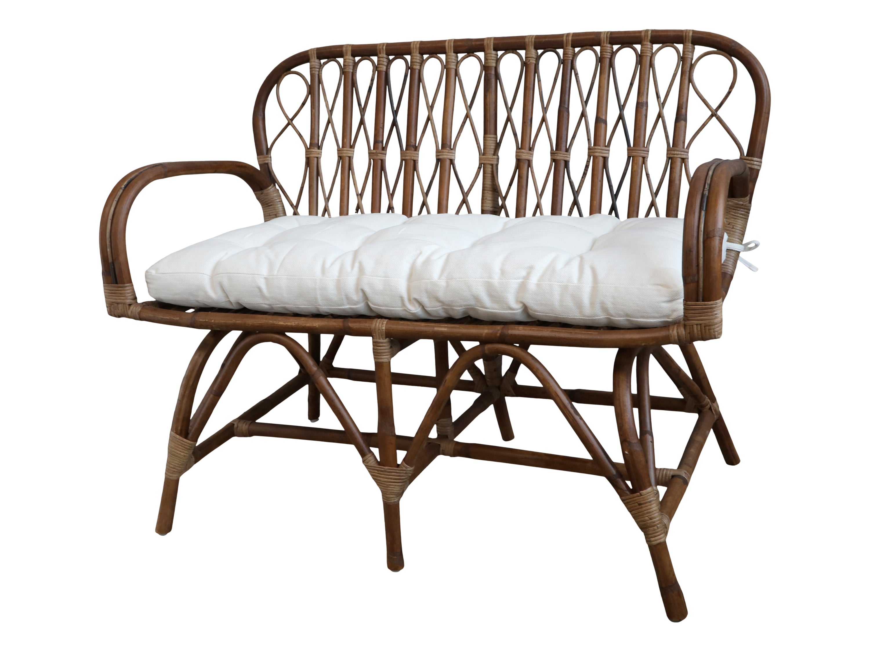 Anor Wicker Two Seater Sofa