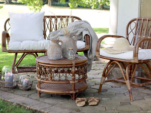 Anor Wicker Two Seater Sofa