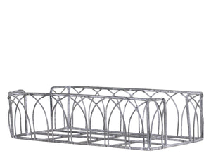 Antique zinc napkin holder