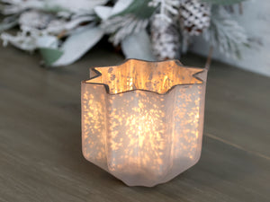 Star tealight holder