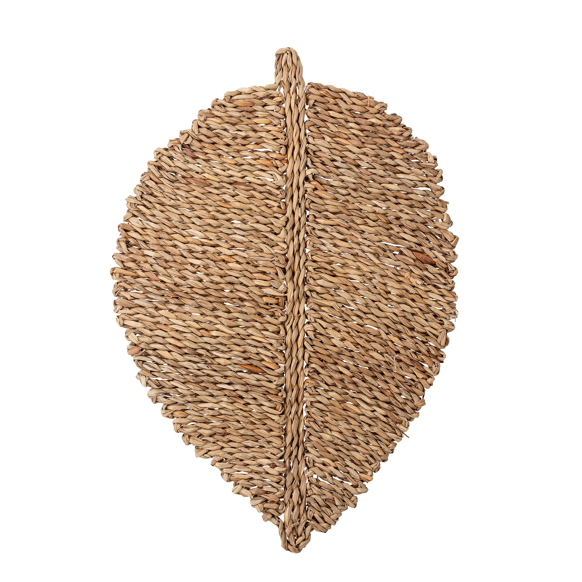 Leaf shaped seagrass placemat
