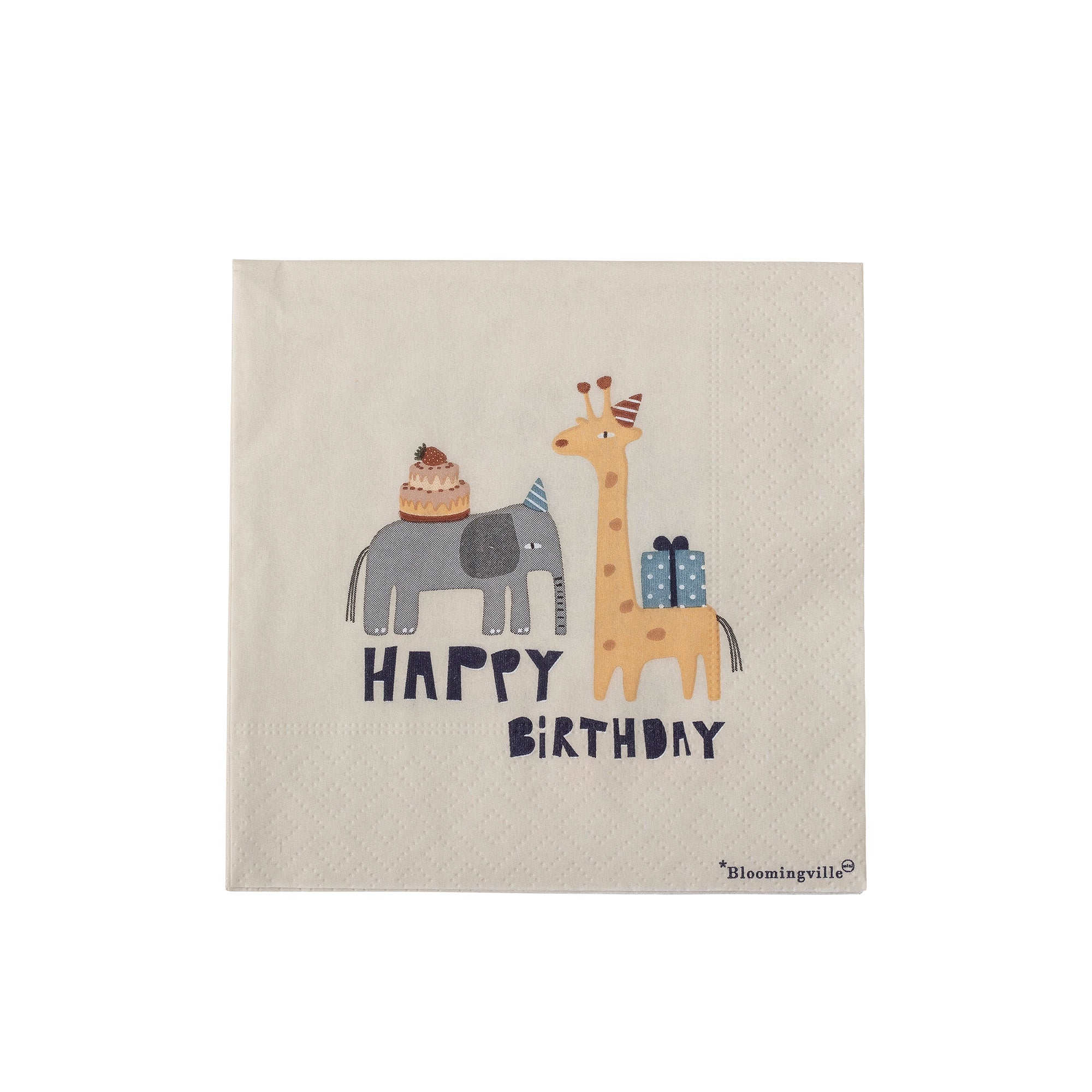 Birthday napkins