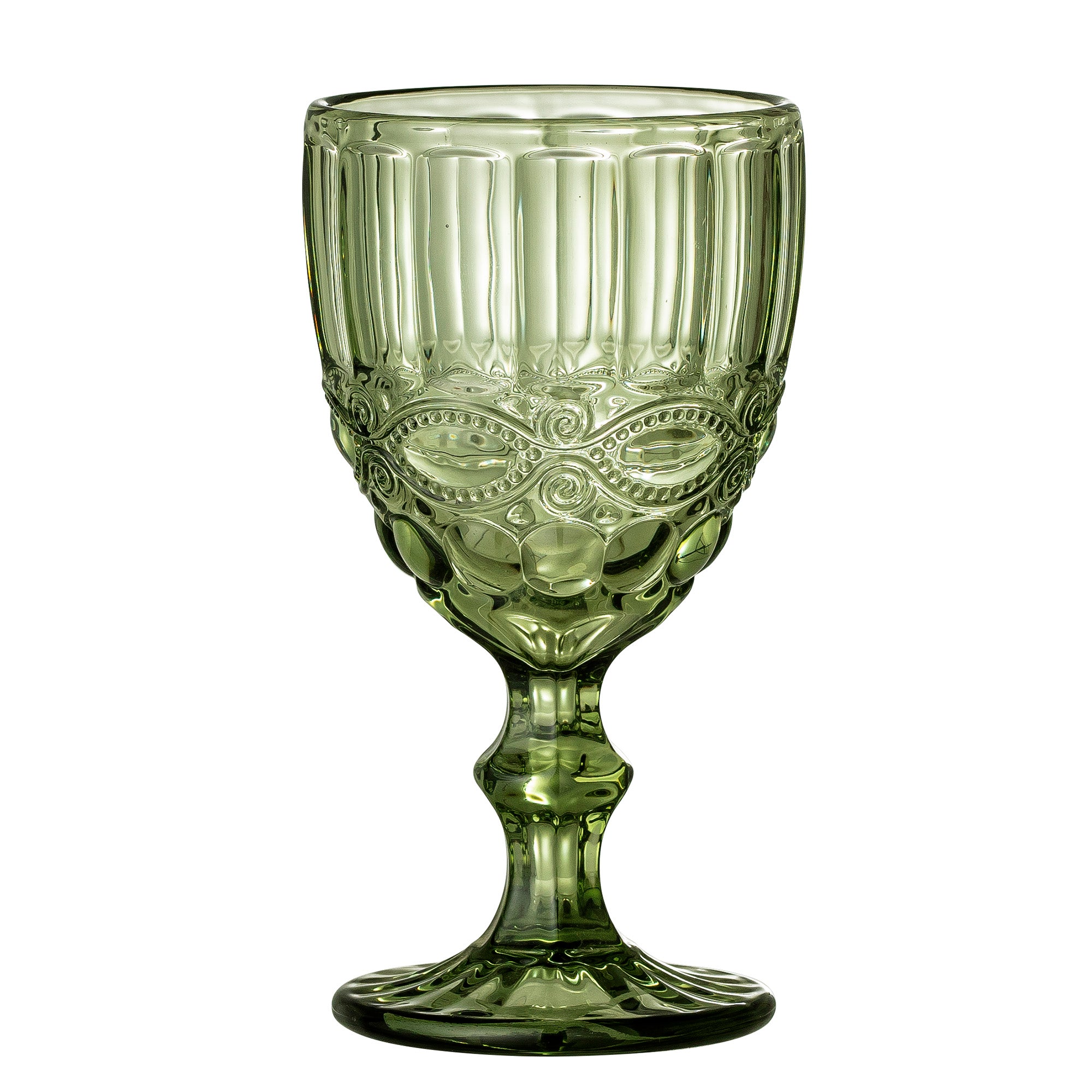 Florie green wine glass (set of 4)