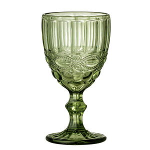 Florie green wine glass (set of 4)