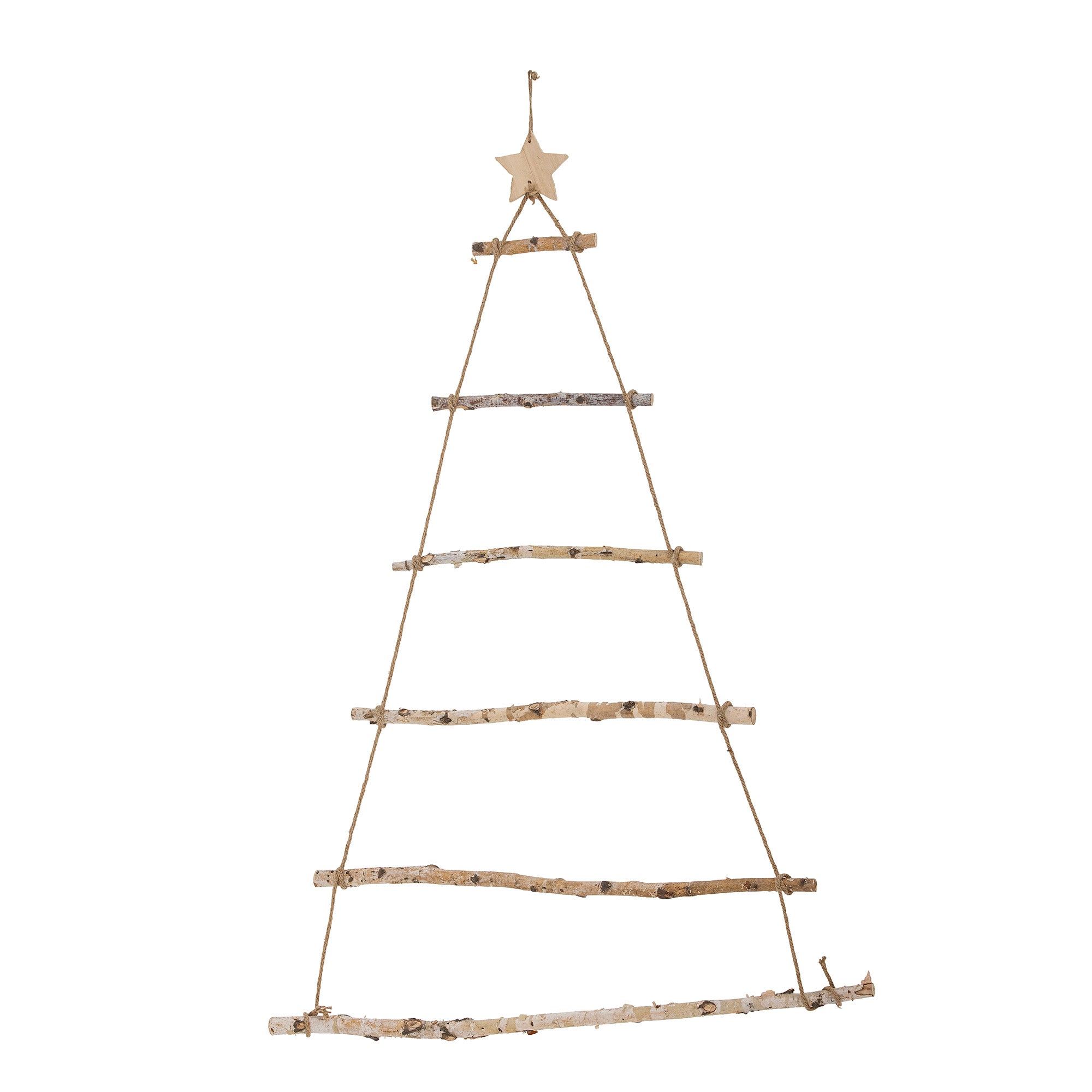 Birch Christmas Tree with Star