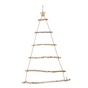 Birch Christmas Tree with Star