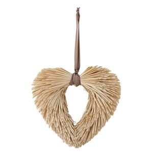 Natural Straw Heart