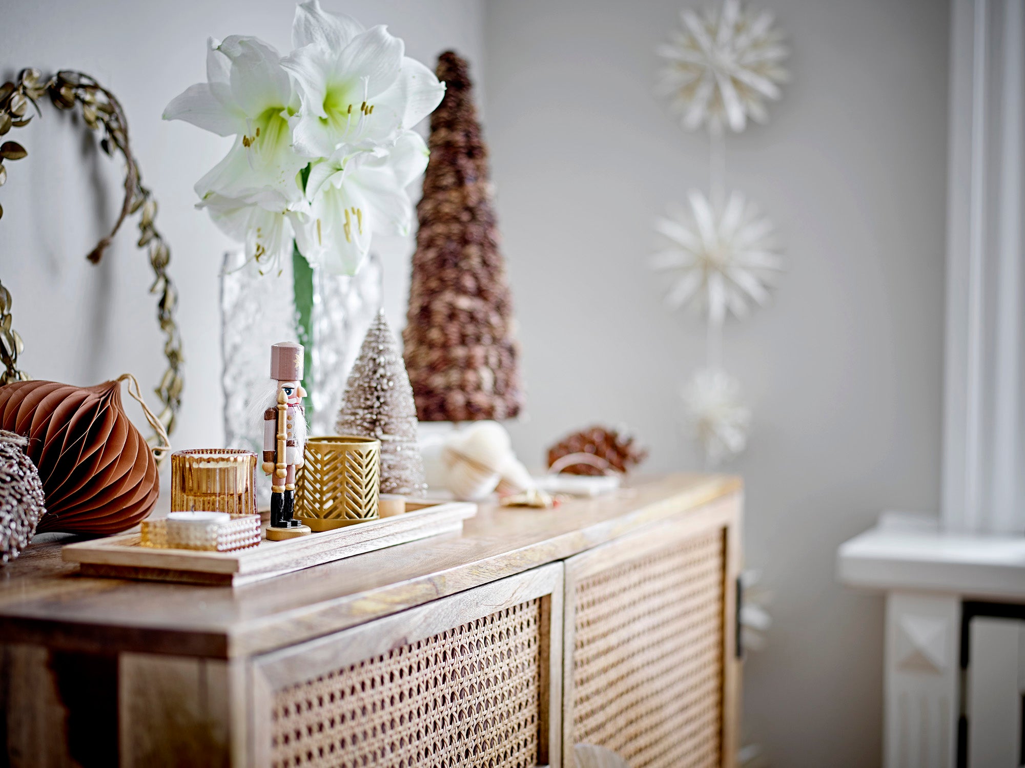 Paper Snowflake Garland