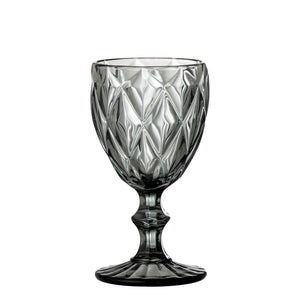 Asana grey wine glass - set of 4