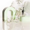 Plain Ribbed Glass Bud Vases - set of 3