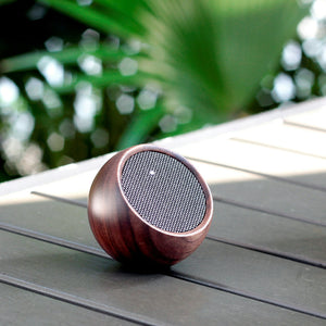 Tumbler Selfie Speaker in walnut