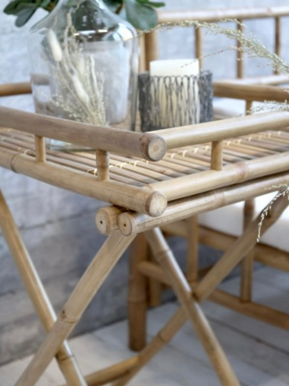 Bamboo tray table