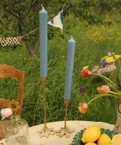 Misty Tree candle holder long