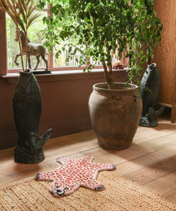Pinky Leopard Rug small