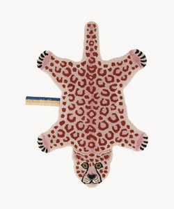 Pinky Leopard Rug small